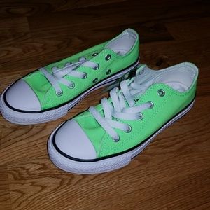 New Lime Green Converse All Stars